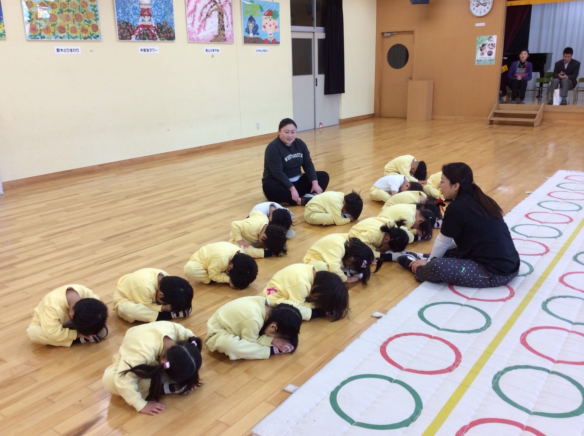 体操教室参観 幼稚園トピックス